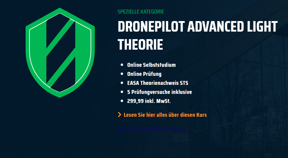 DRONEPILOT ADVANCED LIGHT THEORIE
