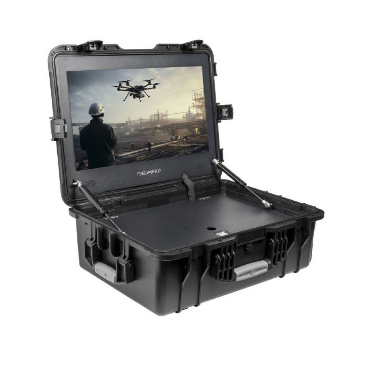 FEELWORLD 21.5" Monitorkoffer offen links