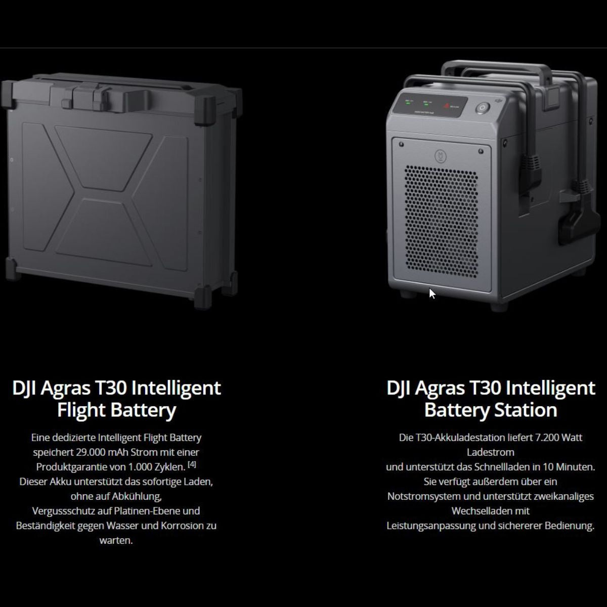 DJI Agras T30 Battery Station Flight