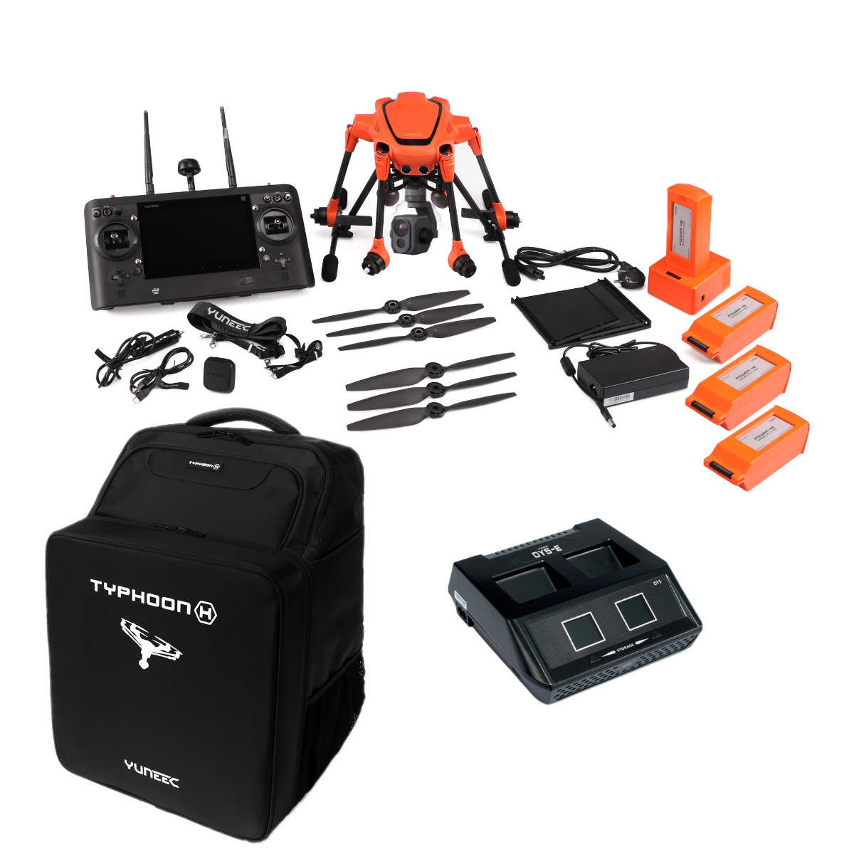 Kitz-Set H520E + E20Tvx, 4 Akkus, Dual-Lader DY5-E Rucksack